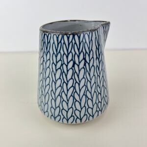 Creative Co-Op Hand Painted Stoneware Creamer